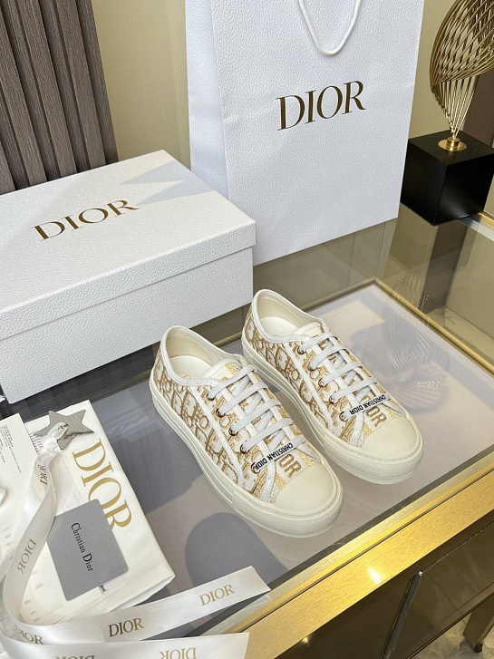 Женские кеды на платформе Dior Walk'n' premium