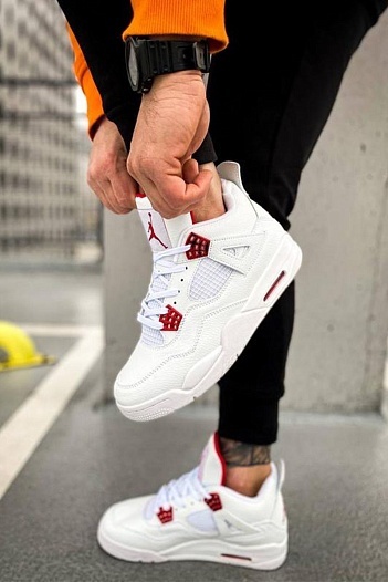 Кроссовки Nike Air Jordan 4 Retro "Metallic Red"   