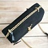 Женская чёрная сумка Yves Saint Laurent 22x17 см