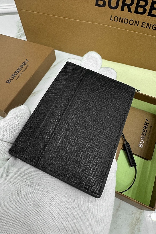 Кожаный кардхолдер Burberry Premium 10x7 см