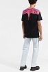 Чёрная футболка Marcelo Burlon County of Milan Curves Wings
