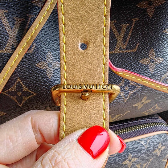 Кожаный рюкзак Louis Vuitton Trio Monogram - Brown 44x32 см