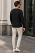 Мужской лонгслив Tommy Hilfiger чёрного цвета
