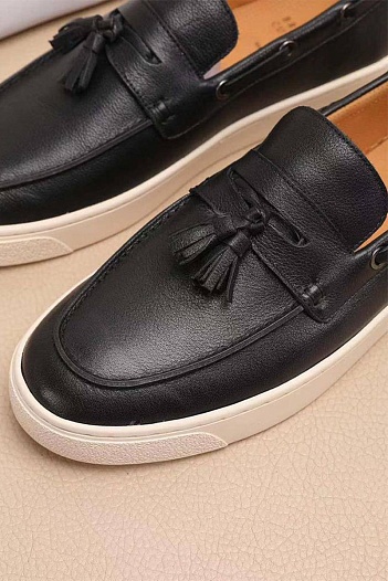 Мужские кожаные лоферы Brunello Cucinelli   