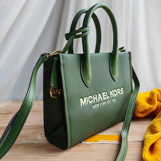 Кожаная сумка Michael Kors Mae Medium 24x19 см (5 расцветок)