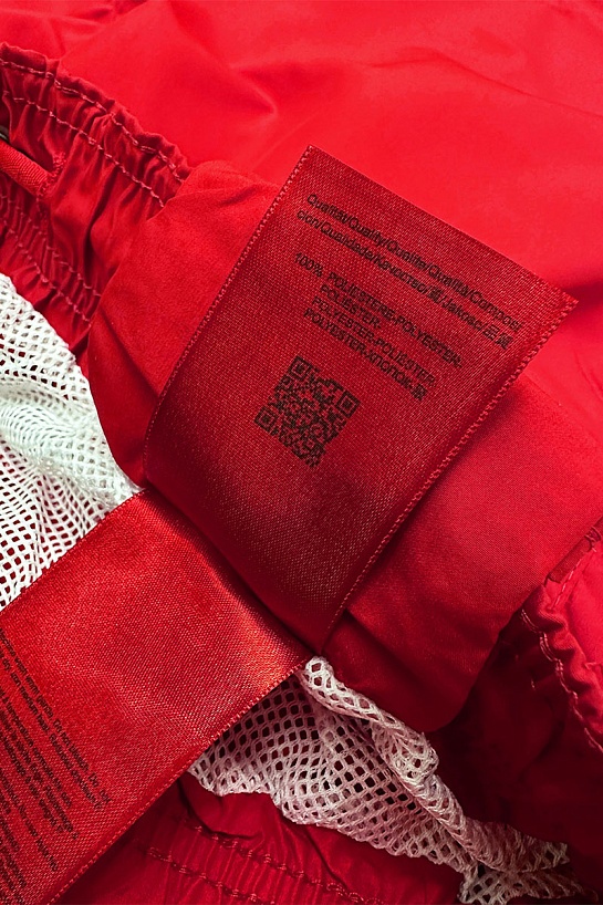 Мужские красные шорты Hugo Boss Dugo logo-embroidered