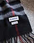 Шарф Burberry two-tone Check premium 168x30 см - Black