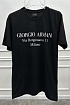 Футболка Armani Via Borgonuovo 11 Milano - Black