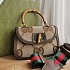 Текстильная сумка Gucci GG Jumbo Bamboo 1947 25x16 см