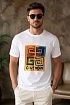 Мужская белая футболка Givenchy 4G logo print