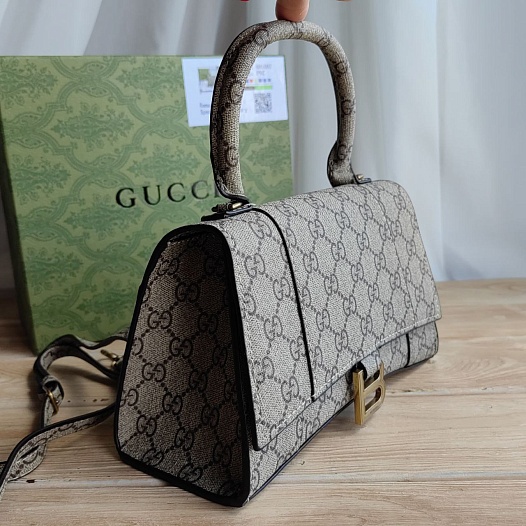 Сумка Gucci x Balenciaga Hourglass Hacker Aria Supreme 23x13 см   