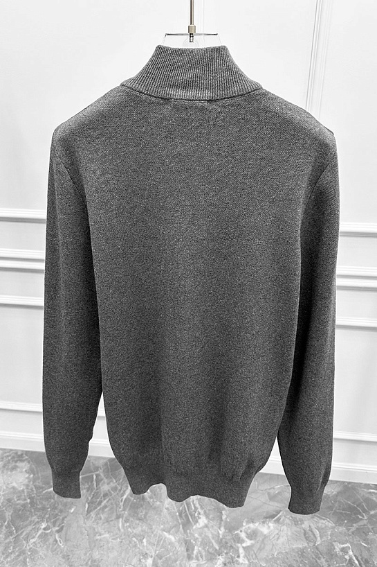 Мужская тёмно-серая кофта Роlо Ralрh Lаurеn pony-embroidered