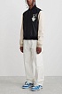 Мужской чёрный бомбер Off-White Hands Off logo