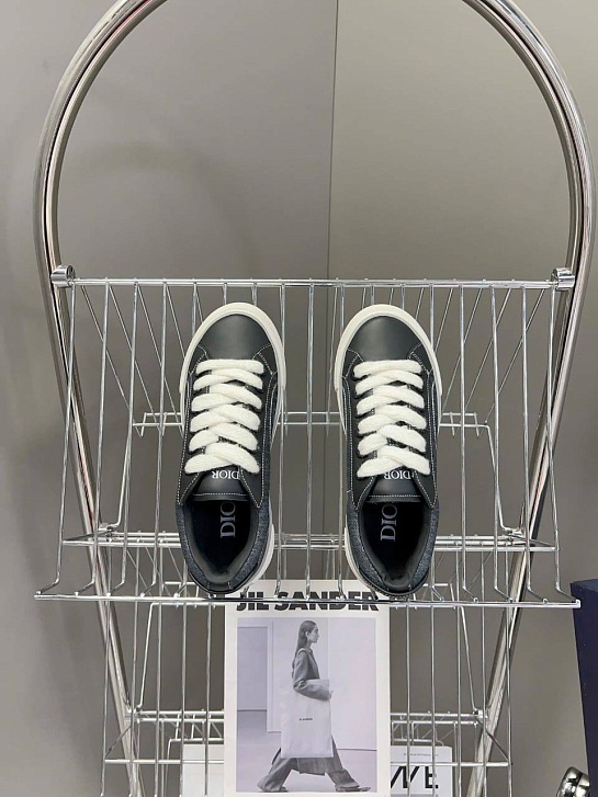 Женские комбинированные кроссовки Dior - Black