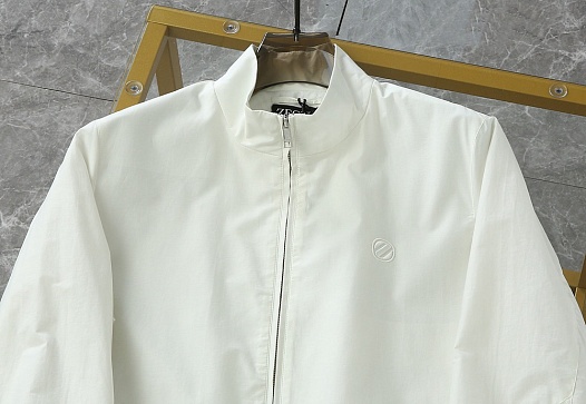 Мужская белая ветровка Zegna   