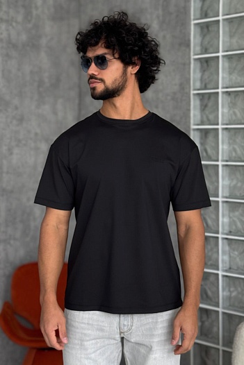 Мужская чёрная футболка Zilli   