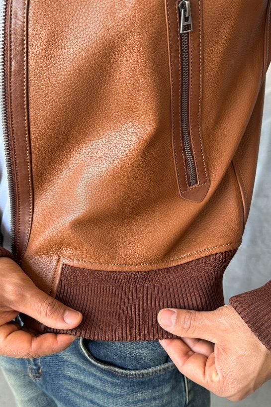 Мужская кожаная куртка Tom Ford Premium