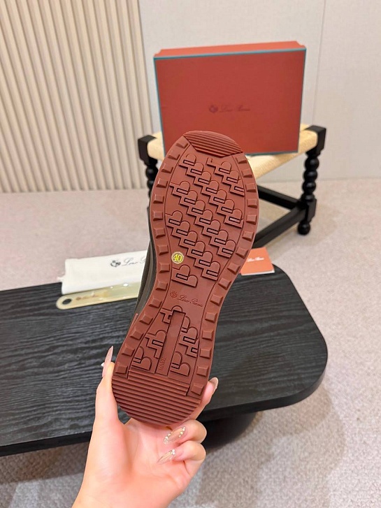 Кроссовки с мехом Loro Piana Week End Walk Evo premium