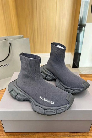 Женские кроссовки Balenciaga Speed Trainer - Grey   