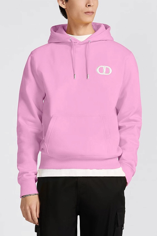 Мужское светло-розовое худи Dior 'CD Icon'