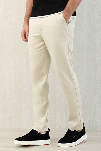 Мужские брюки Loro Piana Premium - Light Beige   