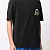 Чёрная оверсайз футболка Moschino embroidered