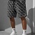 Мужские шорты Burberry monogram-pattern - Grey