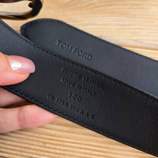 Кожаный ремень Tom Ford - длина 100 / 105 см