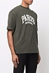 Оверсайз футболка Balenciaga Paris - Dark Green