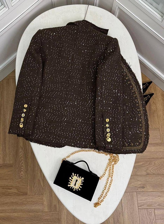 Женский пиджак в пайетках Schiaparelli premium