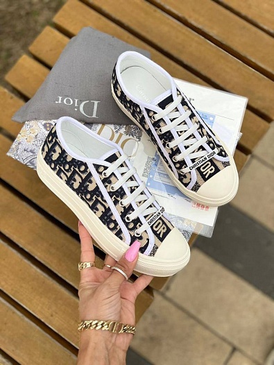 Женские кроссовки Dior Walk'n'Dior Oblique motif   