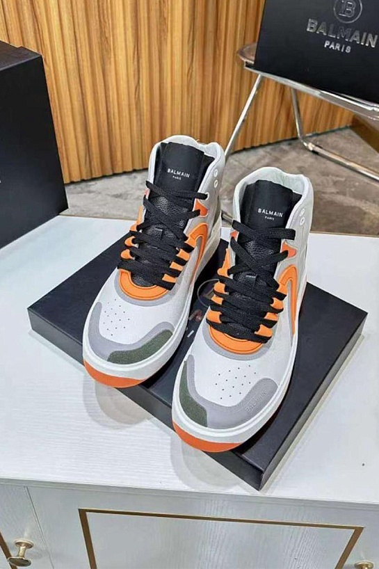 Кроссовки Balmain B-Skate High-Top - Grey