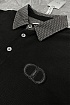 Мужское чёрное поло Dior CD Icon