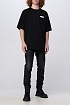 Чёрная оверсайз футболка Dsquared2 с карманом