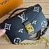 Кожаная сумка Louis Vuitton Pochette Mini 19x10 см - Black