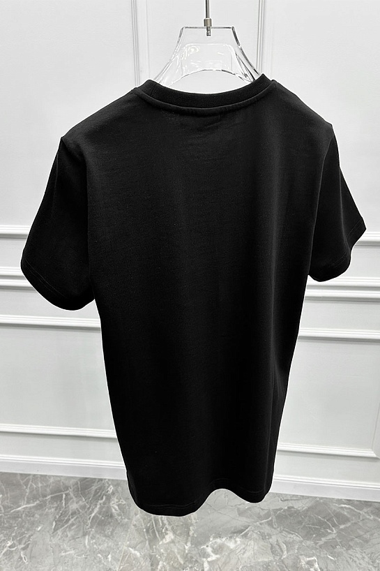Мужская чёрная футболка Hugo Boss TDraw
