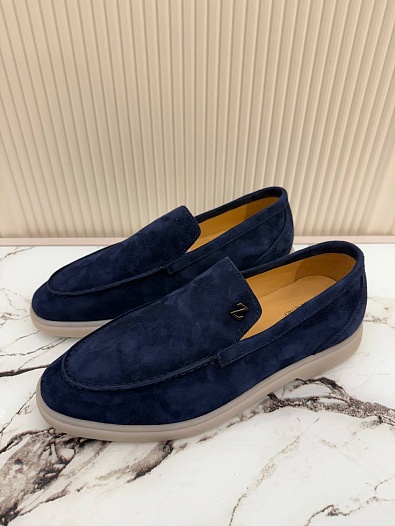 Мужские замшевые лоферы Ermenegildo Zegna   