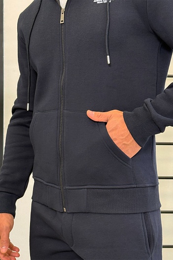 Утеплённая кофта на флисе Armani Exchange   