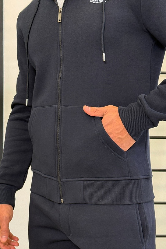 Утеплённая кофта на флисе Armani Exchange