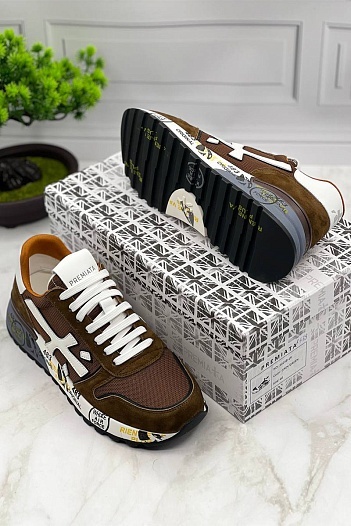 Замшевые кроссовки Premiata Mick - Brown   