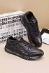 Кожаные кроссовки с мехом Premiata low-top - Black