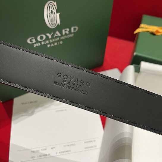 Кожаный ремень Goyard Florida Goyardine premium