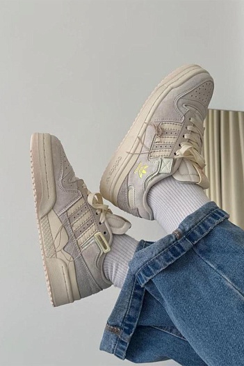 Кроссовки Adidas Forum 84 Low - Beige   