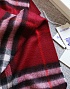 Шарф Burberry two-tone Check premium 168x30 см - Burgundy
