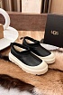 Женские замшевые ботинки UGG Tasman Hybrid - Black / White