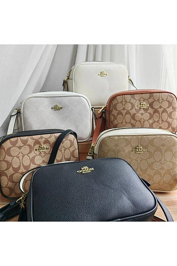 Кожаная сумка Coach Mini Jamie 22x16 см   