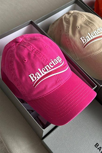 Бейсболка Balenciaga розового цвета   