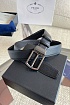 Двусторонний кожаный ремень Prada premium
