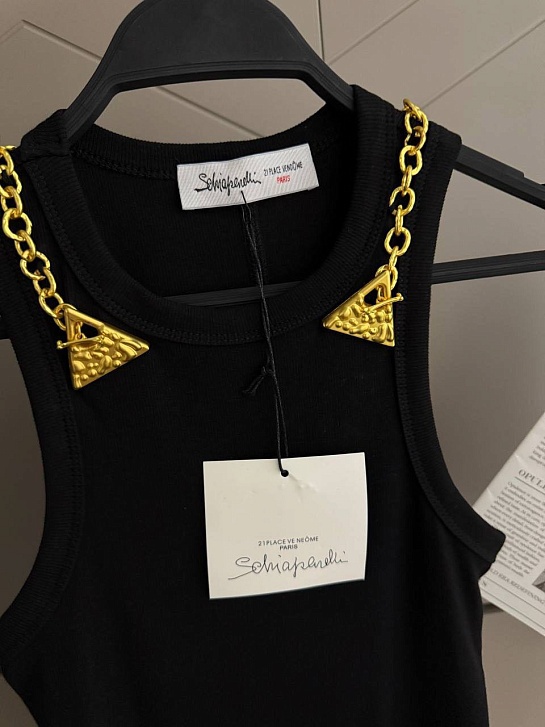 Женская майка Schiaparelli premium - Black