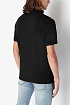Мужское поло Armani Exchange чёрного цвета